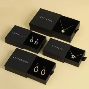 Black Jewelry Packaging Boxes
