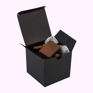 custom black tuck packaging boxes