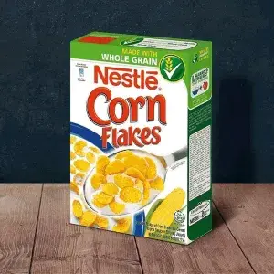 corn flakes cereal boxes