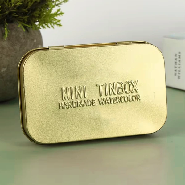 custom embossed tin box