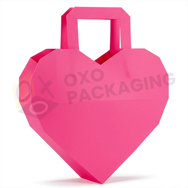 Custom Heart Paper Bags