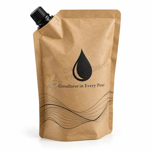 custom kraft spout pouch wholesale