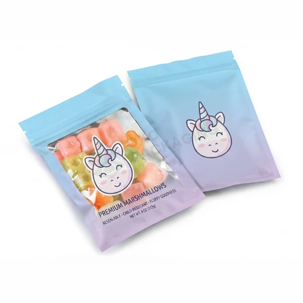 Custom marshmallow mylar bags