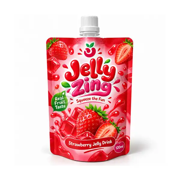 Spout Pouch for Jelly & Snacks with logo