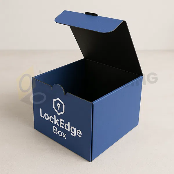 custom tab locking boxes