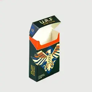 Custom Empty Paper Flip Top Cigarette Boxes