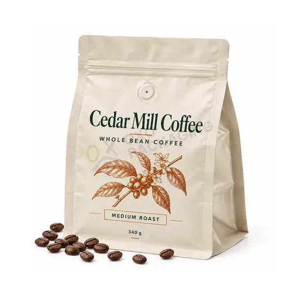 Flat Bottom Coffee Bags USA