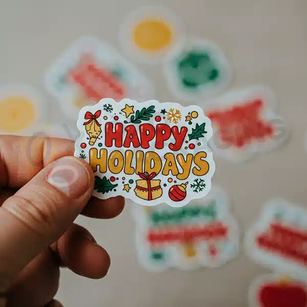 Happy Holiday Sticker USA