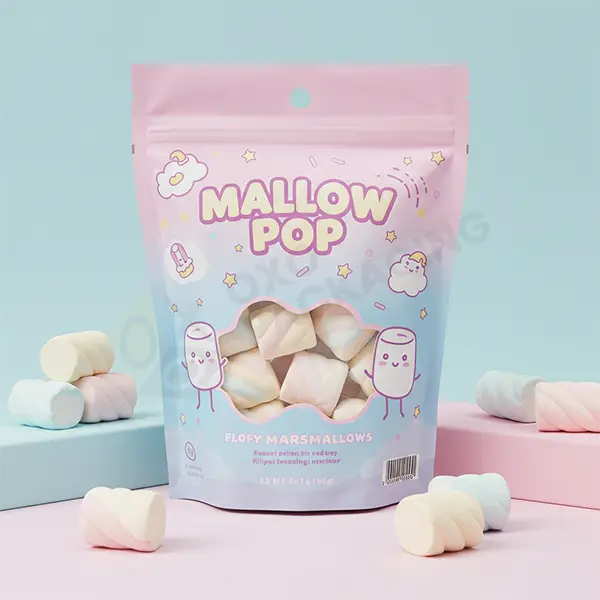 Custom marshmallow mylar bags
