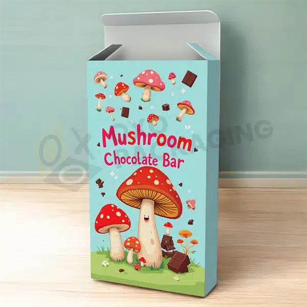 mashroom chocolate bar packaging