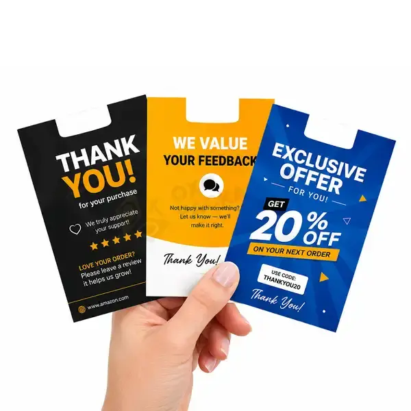 Packaging Insert Cards