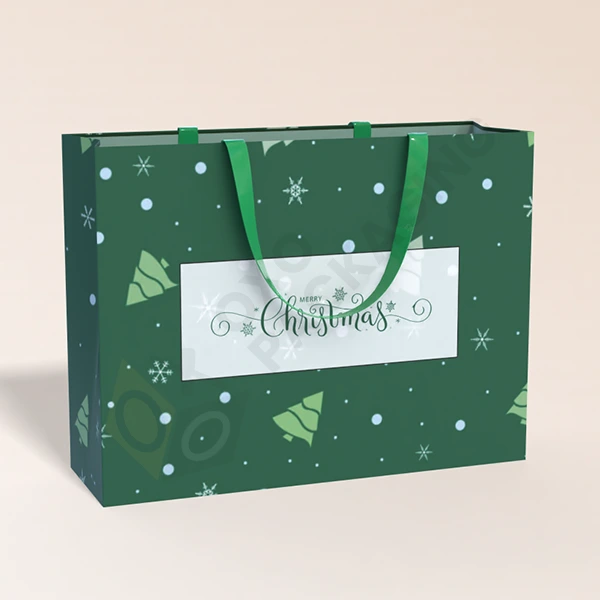 Custom Christmas Gift Bags Wholesale OXO Packaging