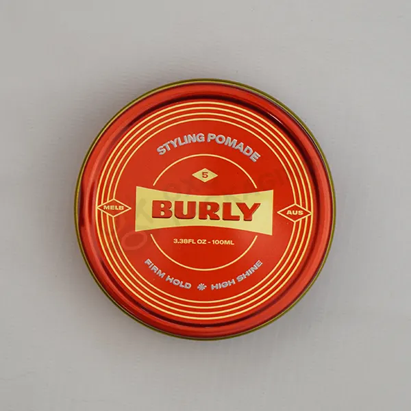 Round Aluminum CBD Balm Tin