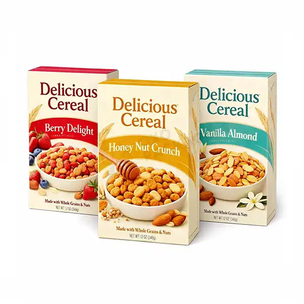 mini cereal boxes