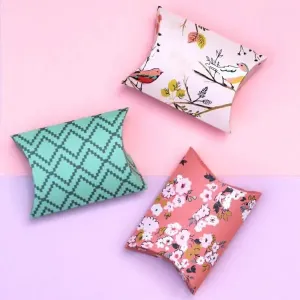 Custom Small Gift Pillow Boxes